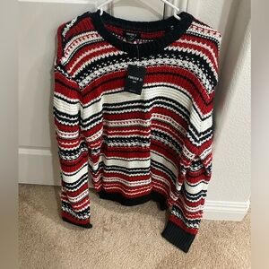 Forever 21 Red Striped Men’s Sweater